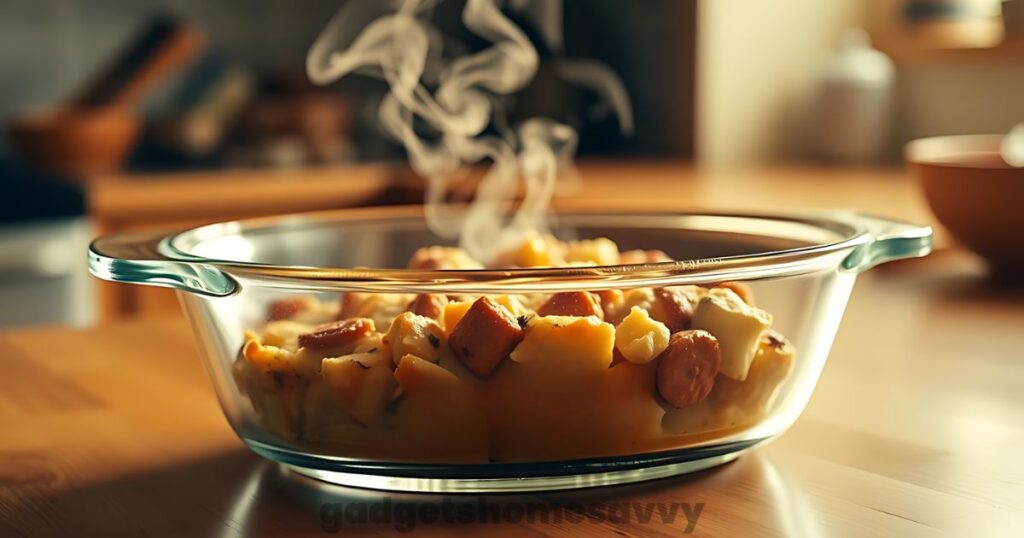 oven-safe Anchor Hocking glass         
gadgethomesavvy