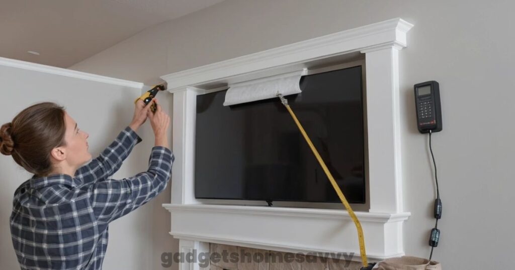 Hide TV Wires Over Fireplace gadgethomesavvy