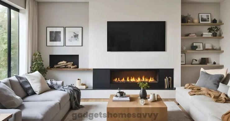How to Hide TV Wires Over Fireplace