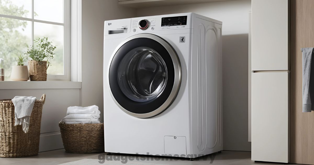 LG washing machine showing UE error code on digital display gadgethomesavvy