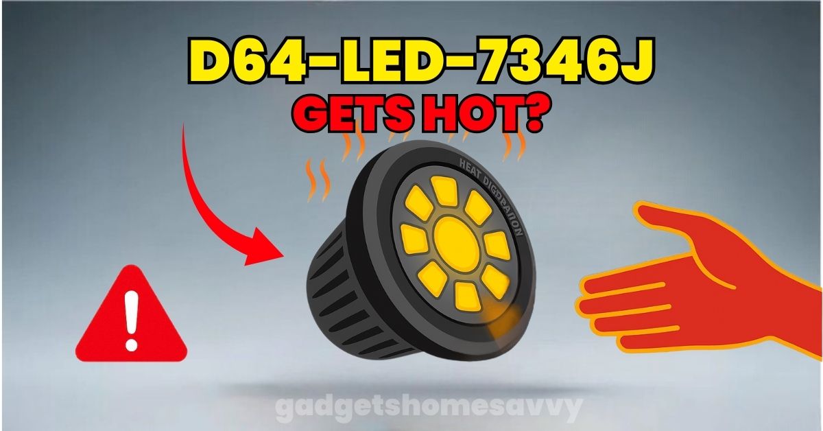 Why D64 LED 7346J Model Warm