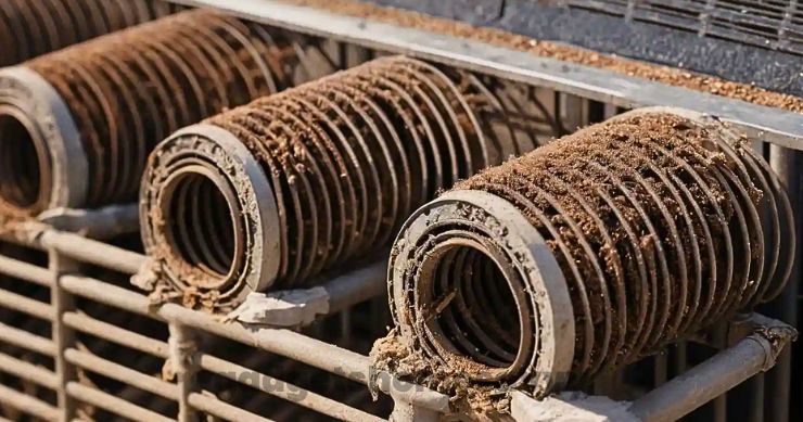 Clean AC Condenser dirty