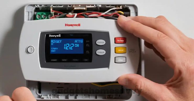 reset the Honeywell thermostat gadgethomesavvy