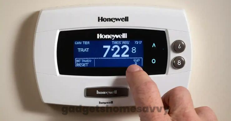 reset the Honeywell thermostat gadgethomesavvy